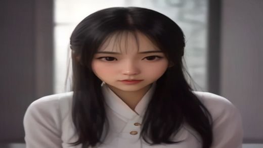 剧情向中长片男人艹女人的视频封面，室内自然光线，演员着正装，画面叙事感强